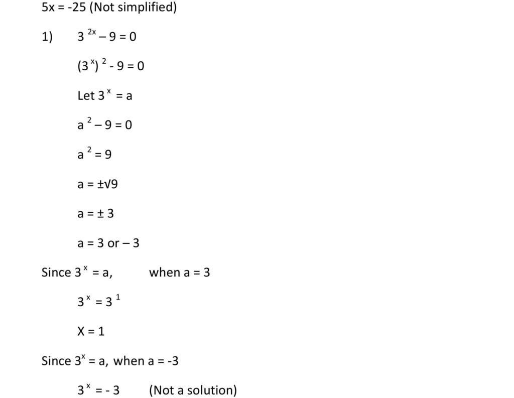 INDICIAL EXPONENTIAL EQUATION 5