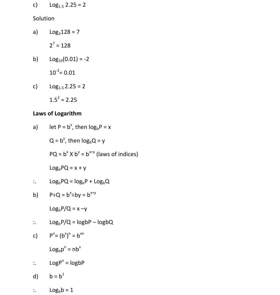 LOGARITHM SOLVING PROBLEMS BASED ON LAWS OF LOGARITHM 2